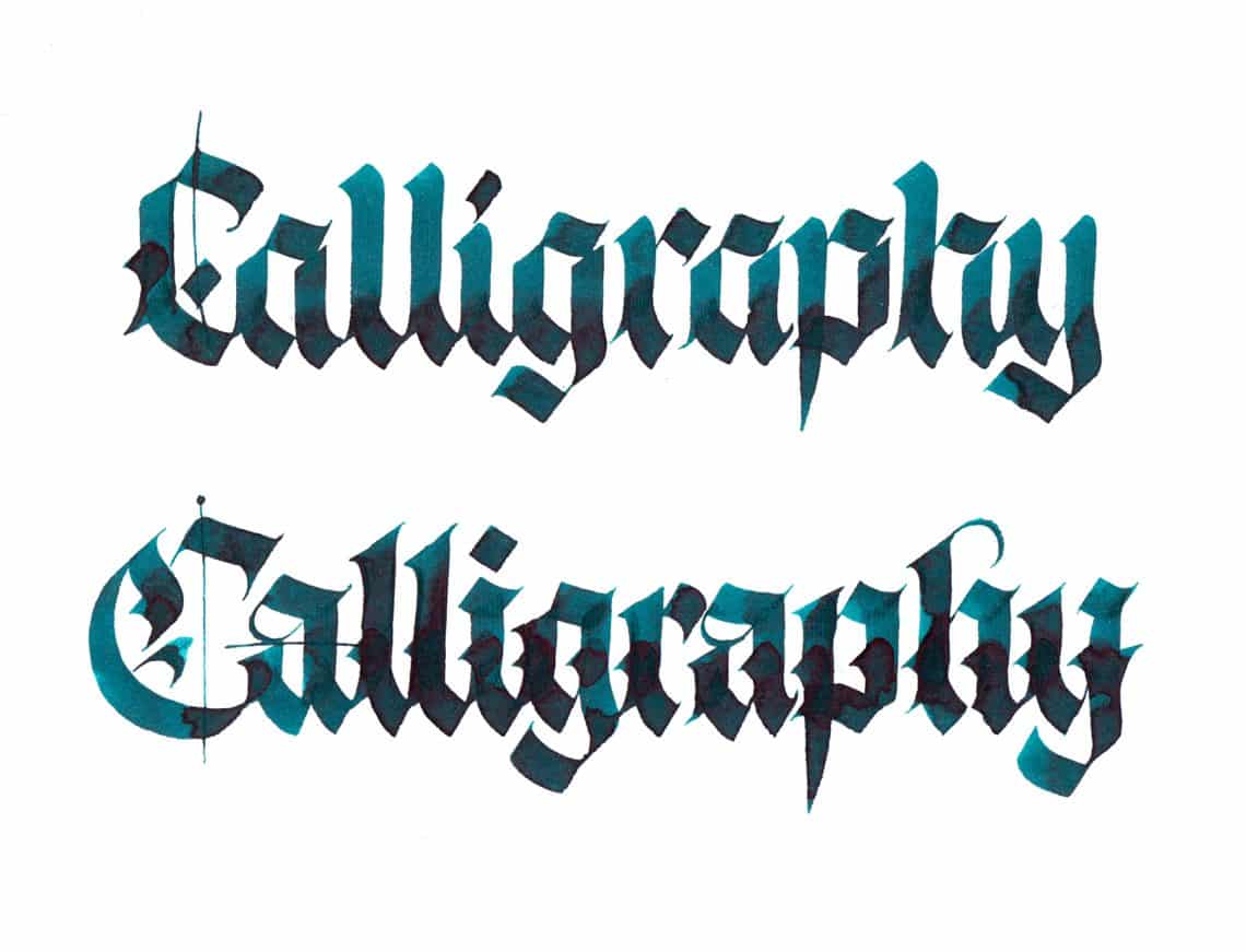 western calligraphy